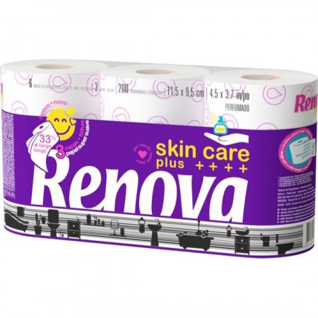 Papel Higiénico Renova Skin Care Plus