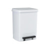 PAPELERA PEDALBIN 26L BLANCA