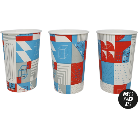 Vasos cartón 16 oz/473 ml MONDIS