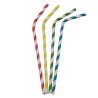 PAJITA CON FUELLE PAPEL RAYAS COLORES B100 100P