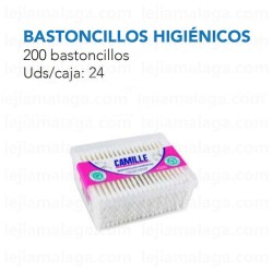 BASTONCILLOS HIGIÉNICOS 200 UNDS CAMILLE