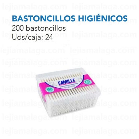 BASTONCILLOS HIGIÉNICOS 200 UNDS CAMILLE