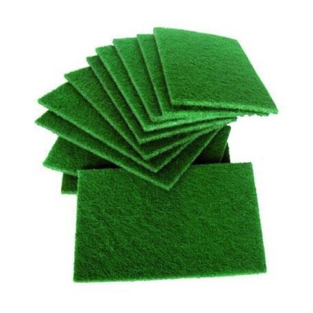 ESTROPAJO EXTRA CORTADO VERDE 20*15 20UD