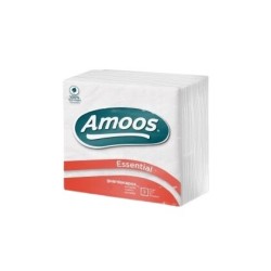 SERVILLETA 33*33 2C BLANCA AMOOS ESSENTIAL 90U 30P