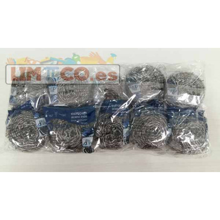 Estropajo Acero Inoxidable SCOURER 60 grs CISNE