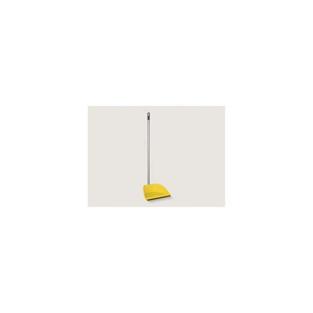 RECOGEDOR FILO GOMA AMARILLO PALO ALUMINIO 18U