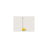 RECOGEDOR FILO GOMA AMARILLO PALO ALUMINIO 18U