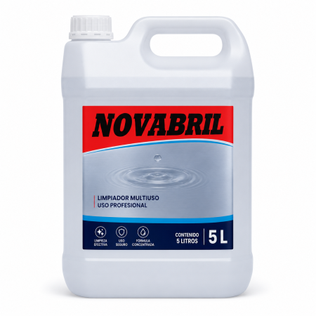 NOVABRIL Abrillantador de Superficies Metálicas Profesional 5L