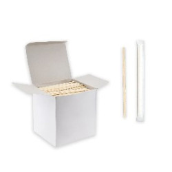 AGITADOR MADERA ENFUNDADO PAPEL 140MM 1000U