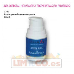 Aceite Puro de Rosa Mosqueta 60 ml.