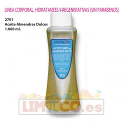 Aceite Almendras Dulces 1.000 ml.