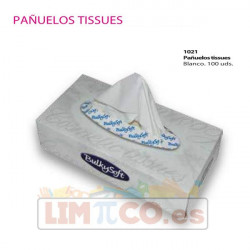 Pañuelos Tissues Blanco - 100 Uds