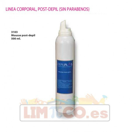 Mousse post-depil 500 ml.