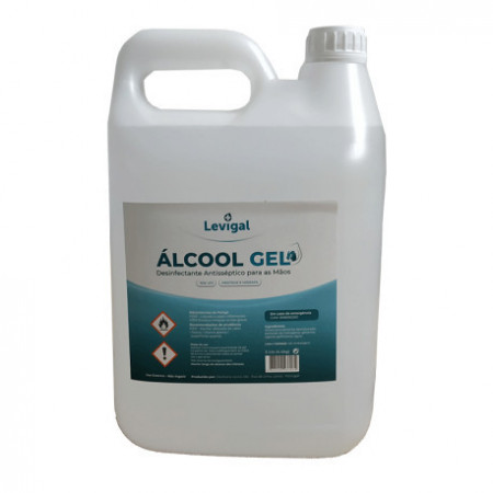 GEL HIDROALCOHOLICO 80% LEVIGAL 5L 2U GEL HIDROALCOHOLICO 80% LEVIGAL 5L 2U